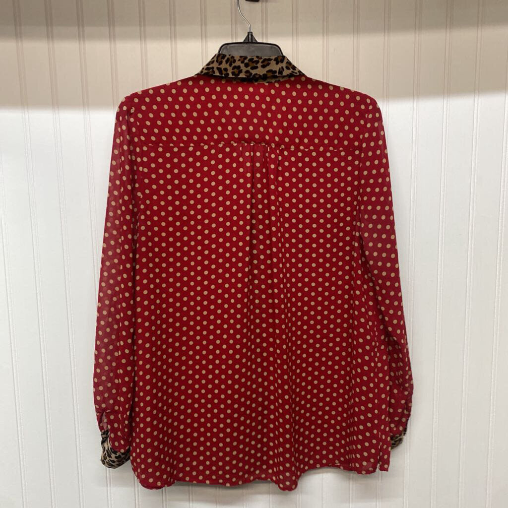 LONG SLEEVE SHEER BLOUSE
