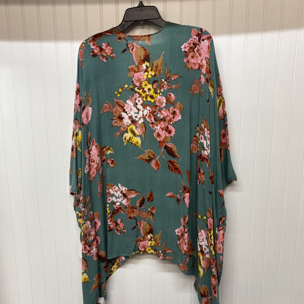 SHORT SLEEVE OPEN FRONT CARDIGAN