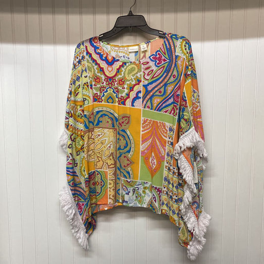 SHORT SLEEVE PONCHO BLOUSE
