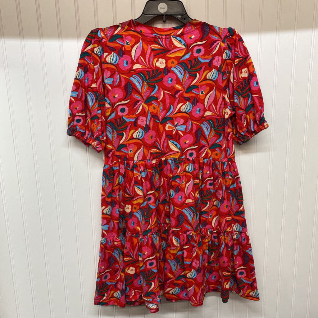 SHORT SLEEVE SHORT DRESS