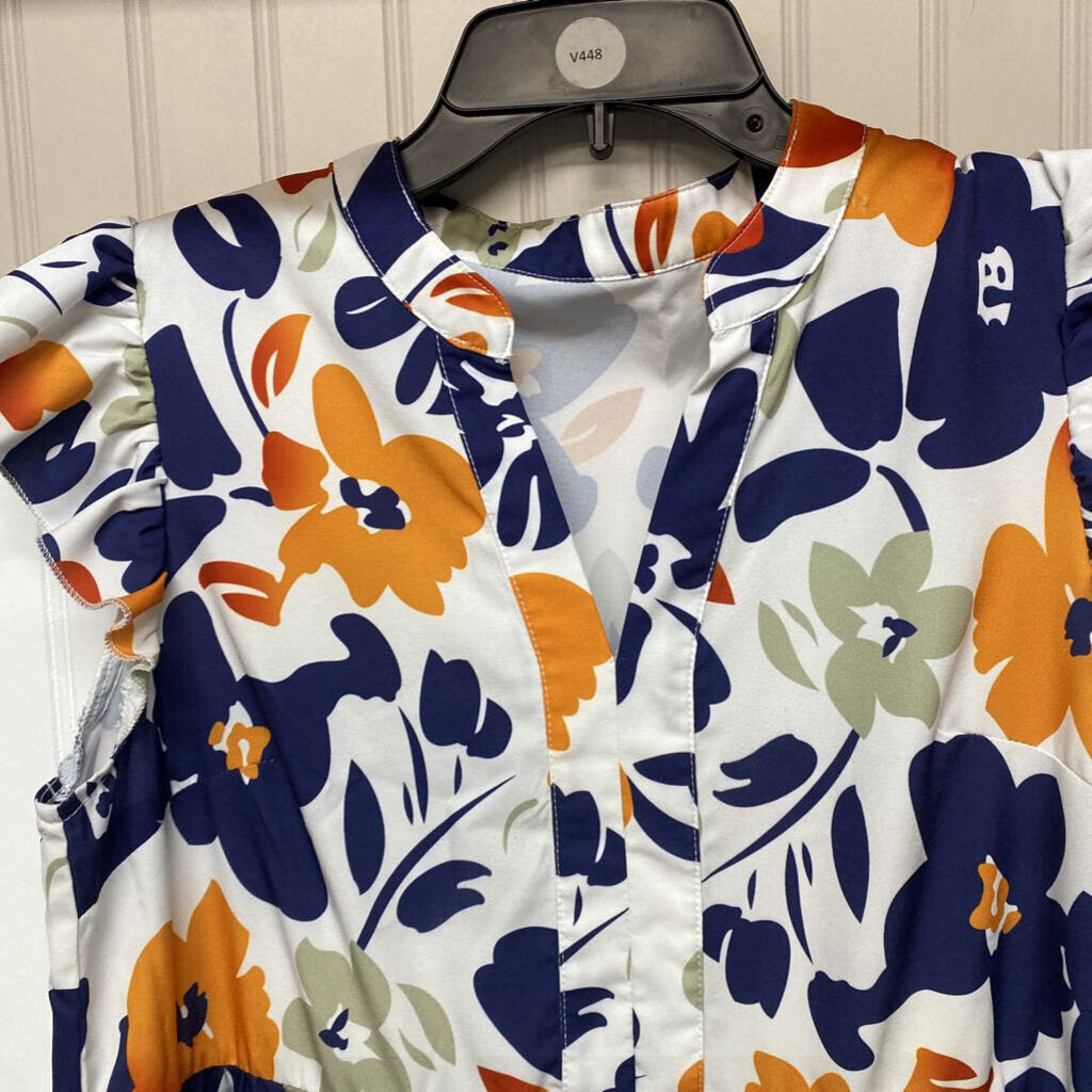 SHORT SLEEVE SHORT DRESS