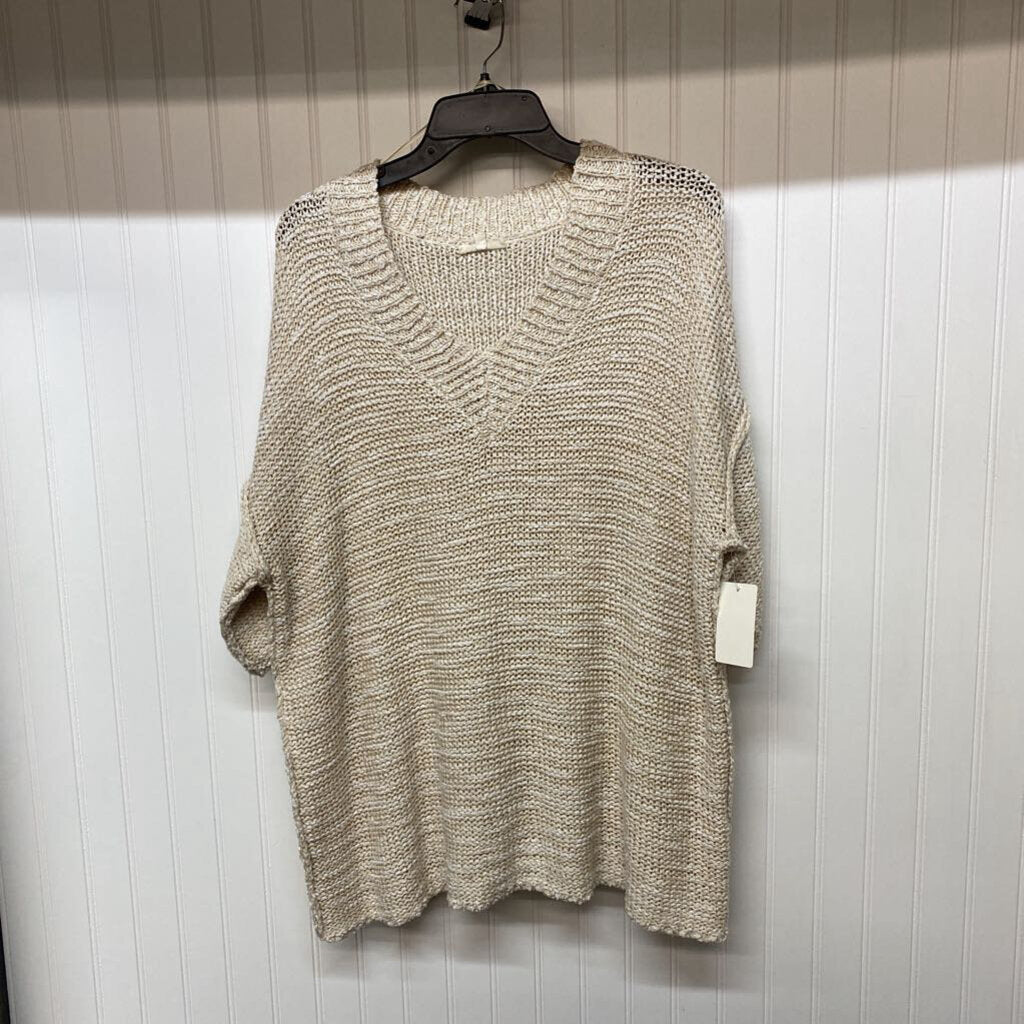 SHORT SLEEVE SWEATER