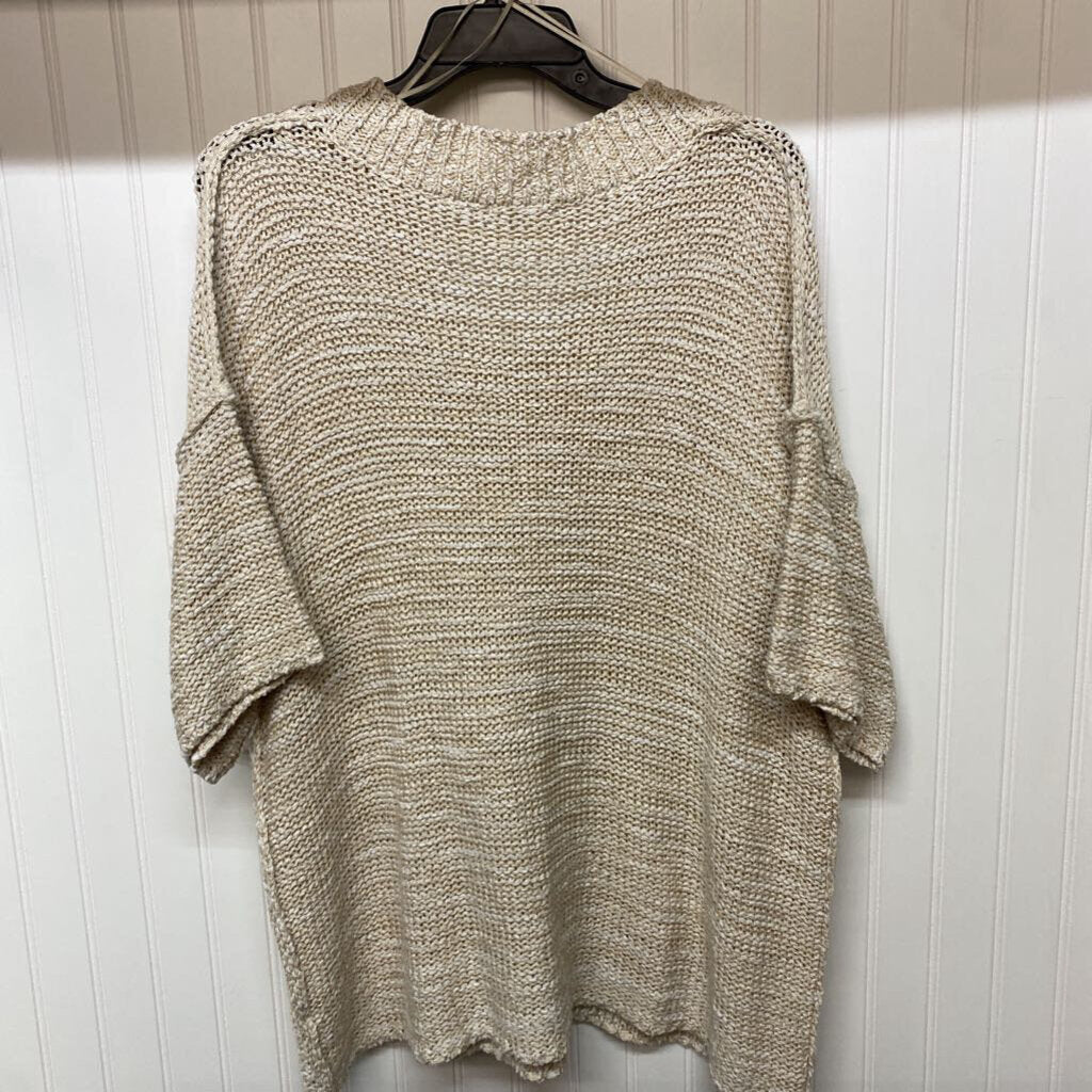 SHORT SLEEVE SWEATER
