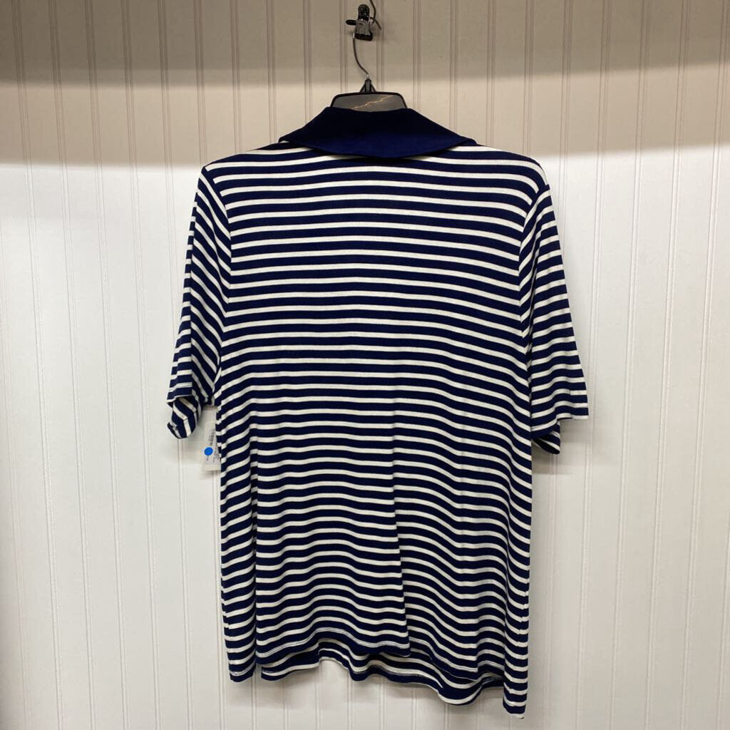 SHORT SLEEVE V NECK TOP