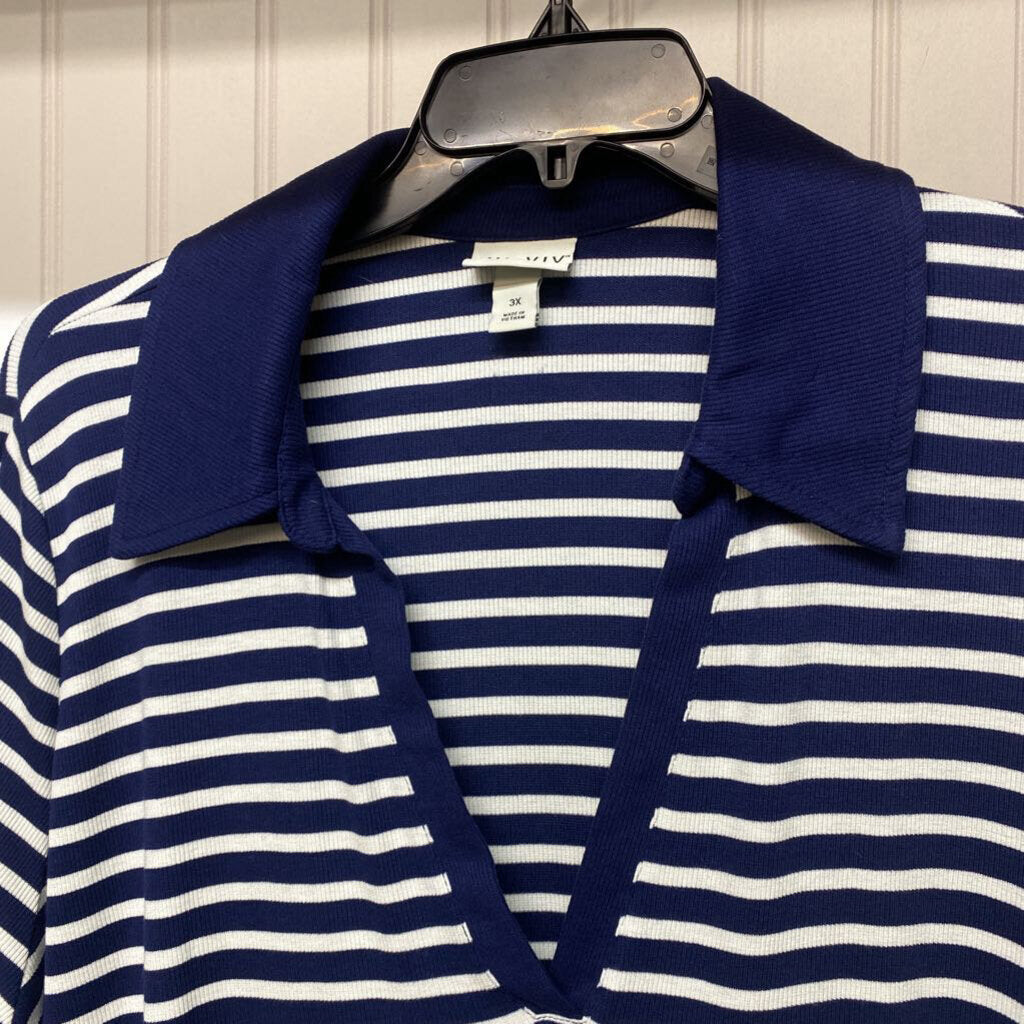 SHORT SLEEVE V NECK TOP