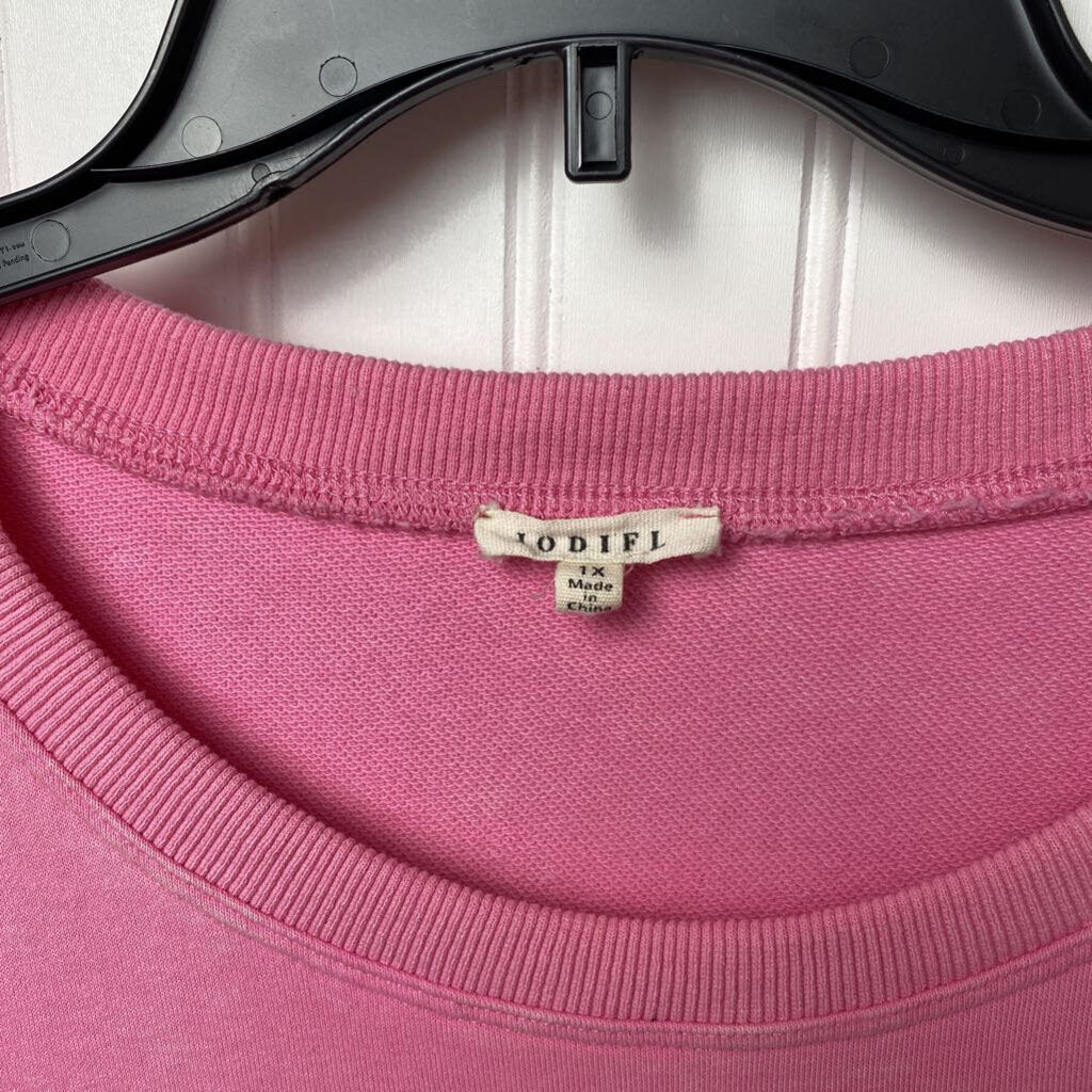 SHORT SLEEVE SWEATSHIRT