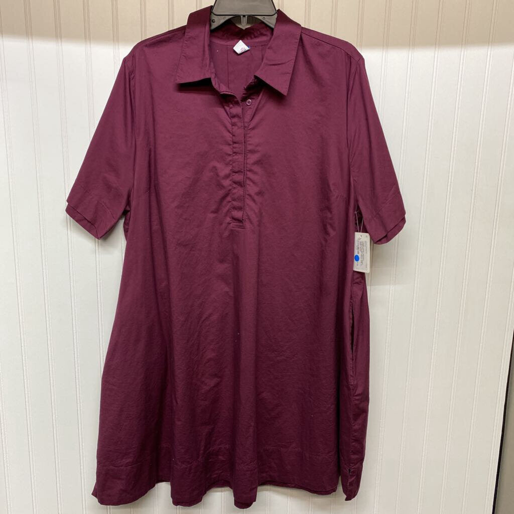 SHORT SLEEVE SHORT DRESS