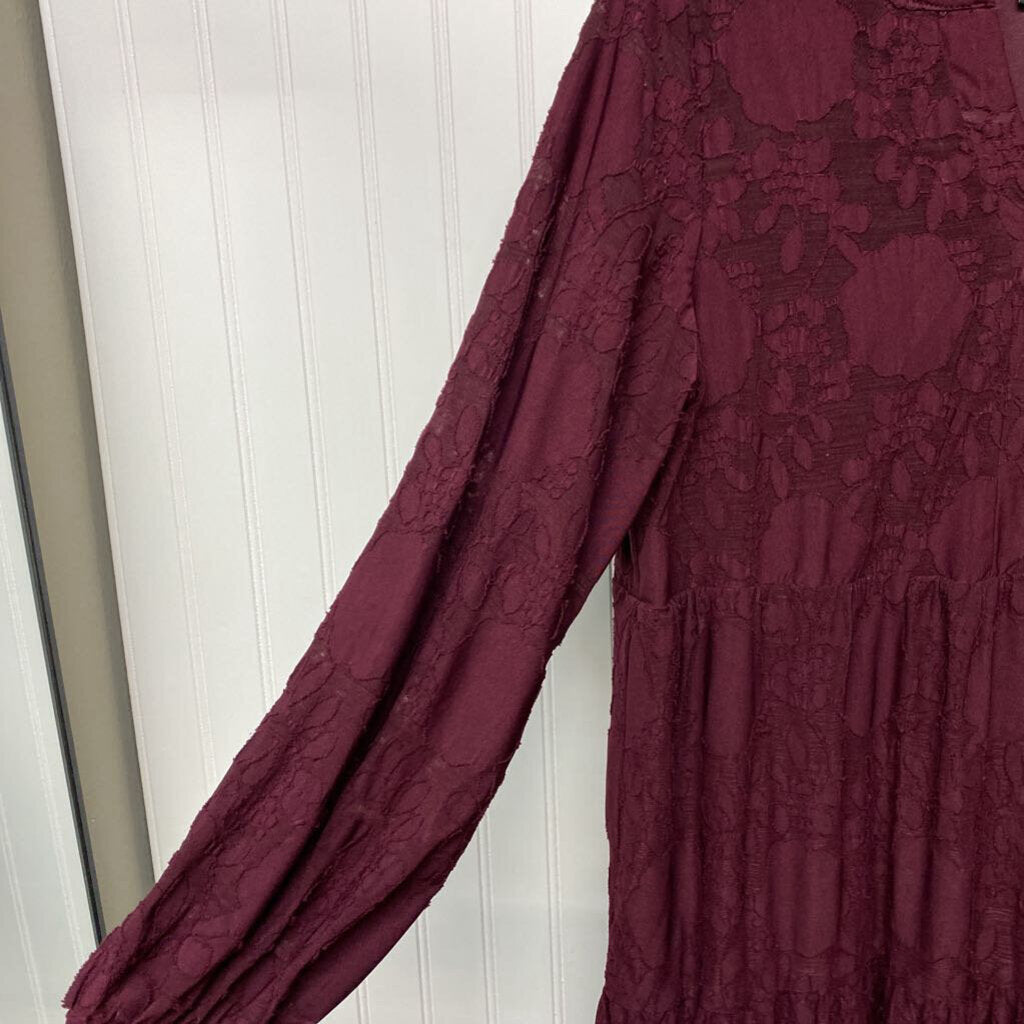 LONG SLEEVE LACE SHORT DRESS