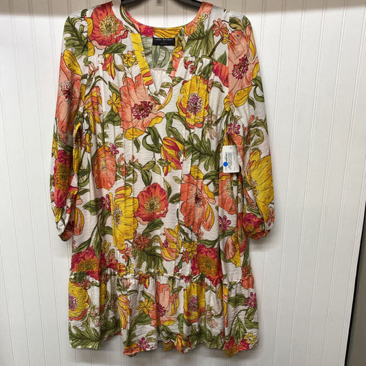 LONG SLEEVE FLORAL PRINT DRESS