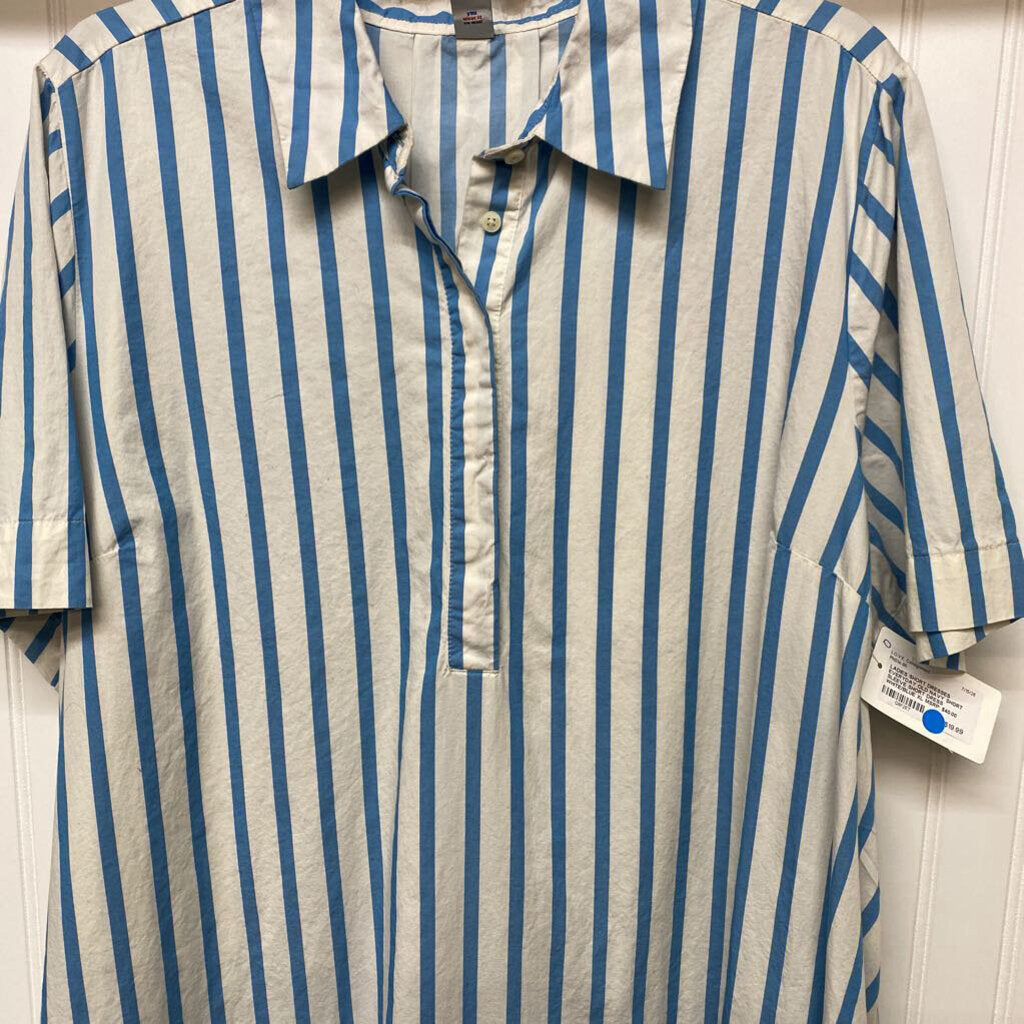 SHORT SLEEVE SHORT DRESS