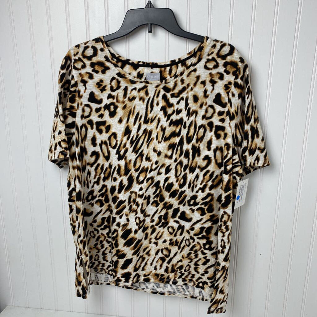 CHEETAH PRINT SHORT SLEEVE