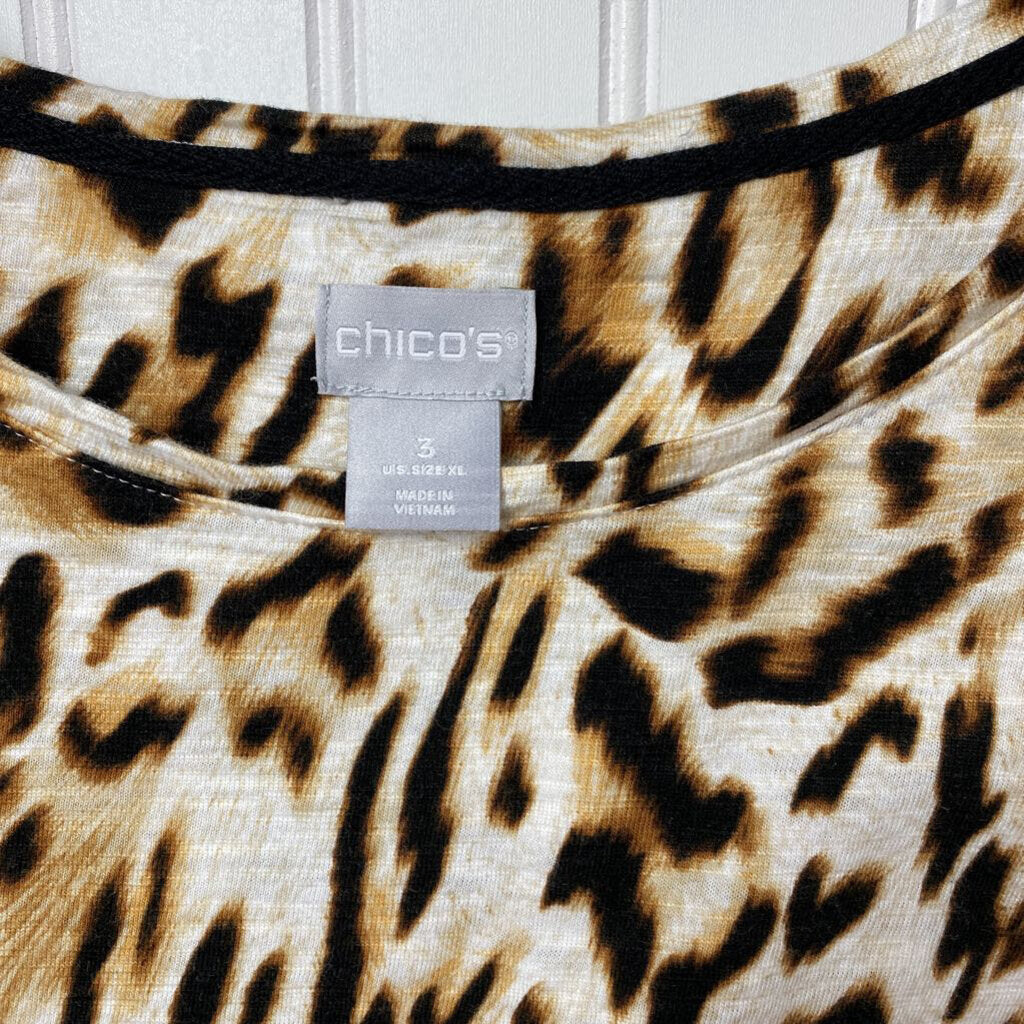 CHEETAH PRINT SHORT SLEEVE