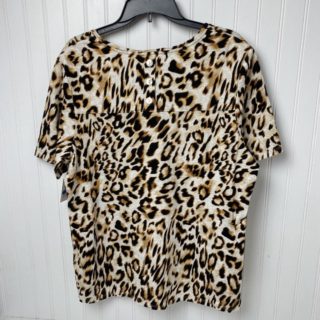 CHEETAH PRINT SHORT SLEEVE