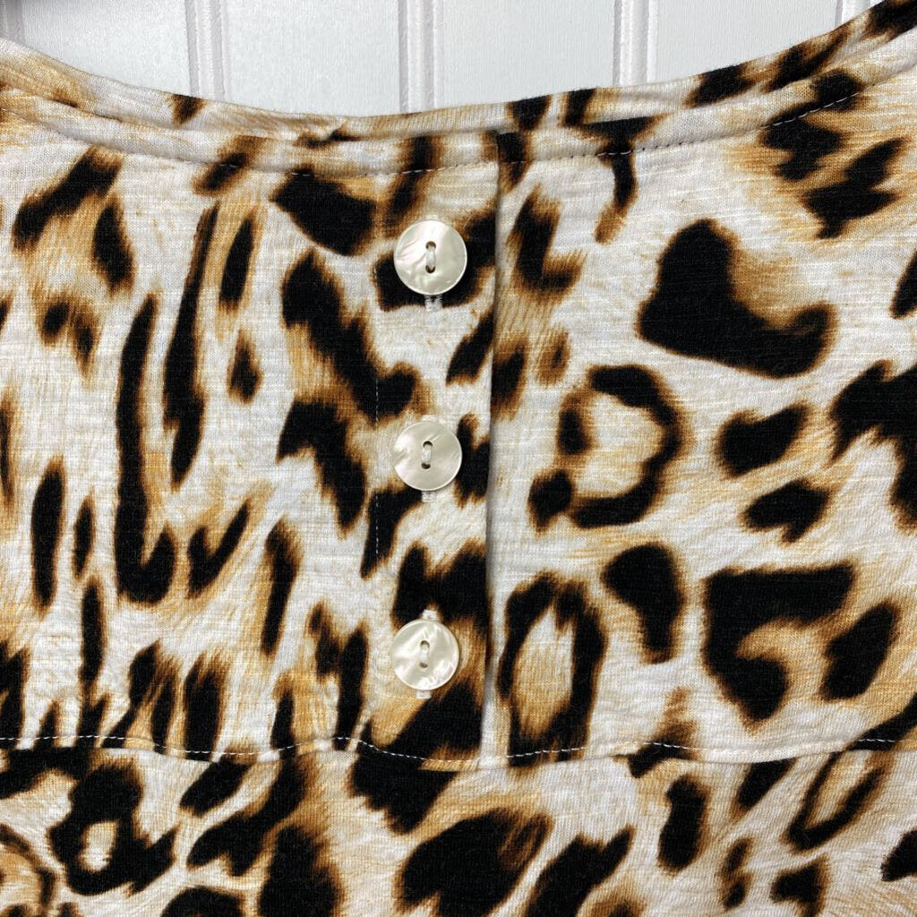CHEETAH PRINT SHORT SLEEVE