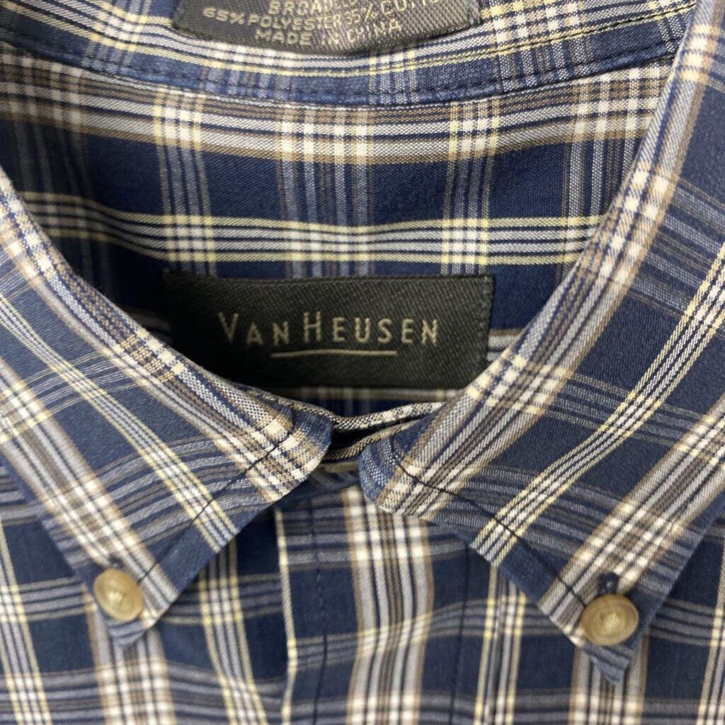 MENS SHORT SLEEVE BUTTON UP