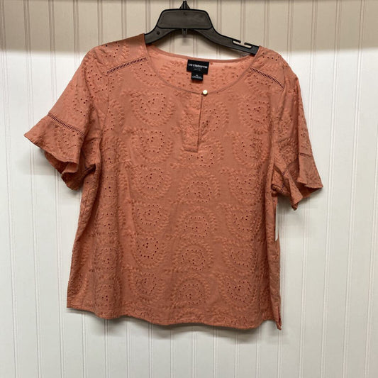 EMBROIDERED SHORT SLEEVE TOP