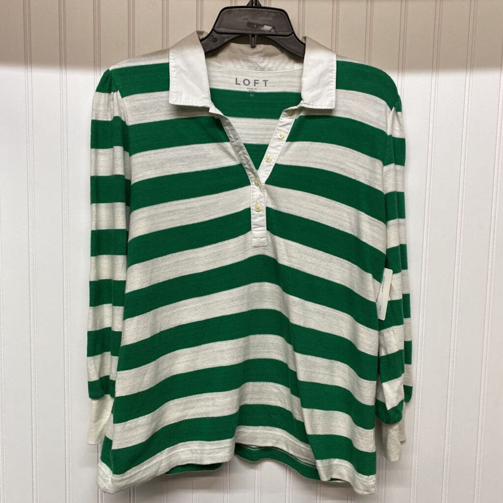 STRIPED LONG SLEEVE TOP