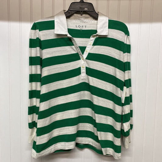 STRIPED LONG SLEEVE TOP