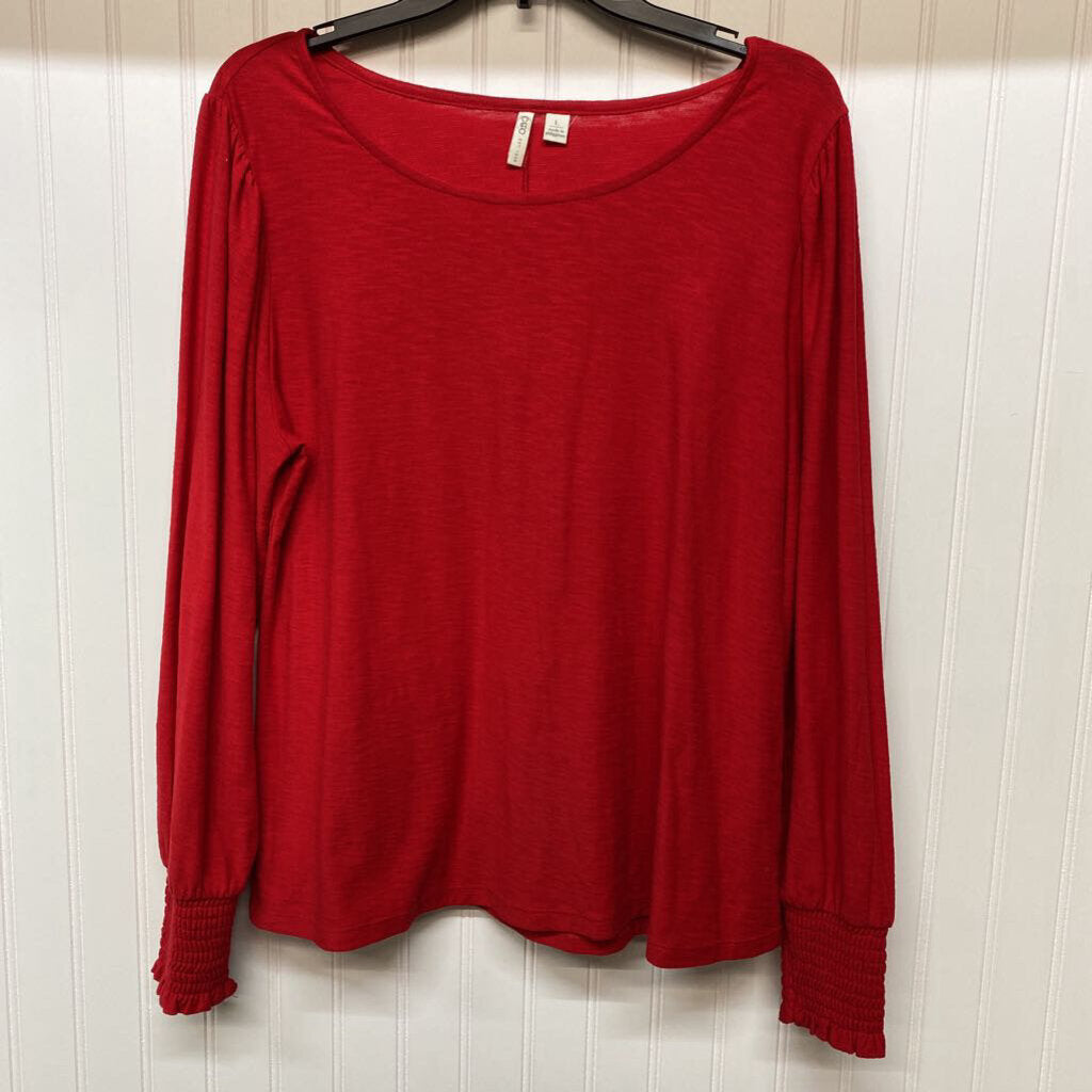 LONG SLEEVE KNIT TOP