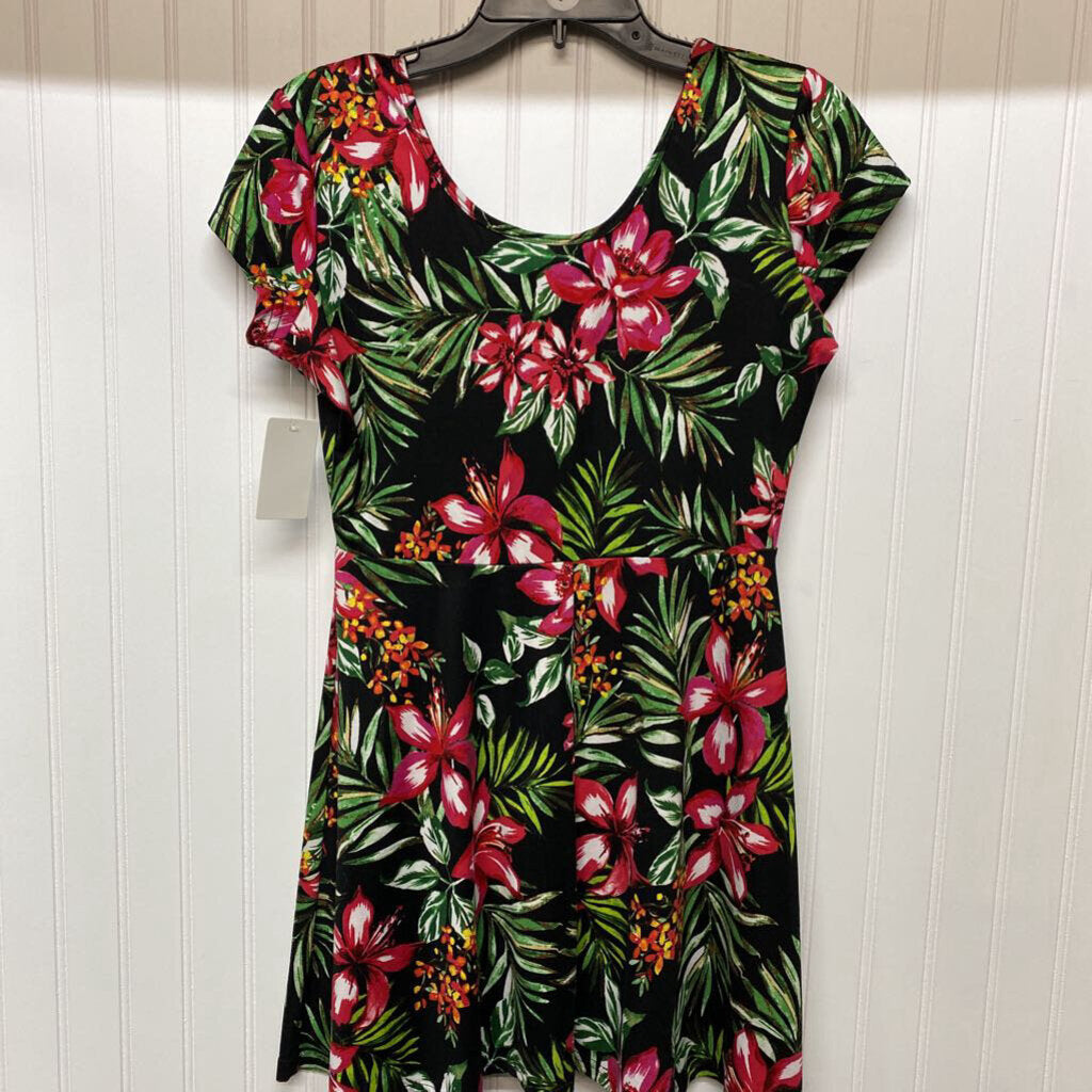 SHORT SLEEVE SHORT DRESS