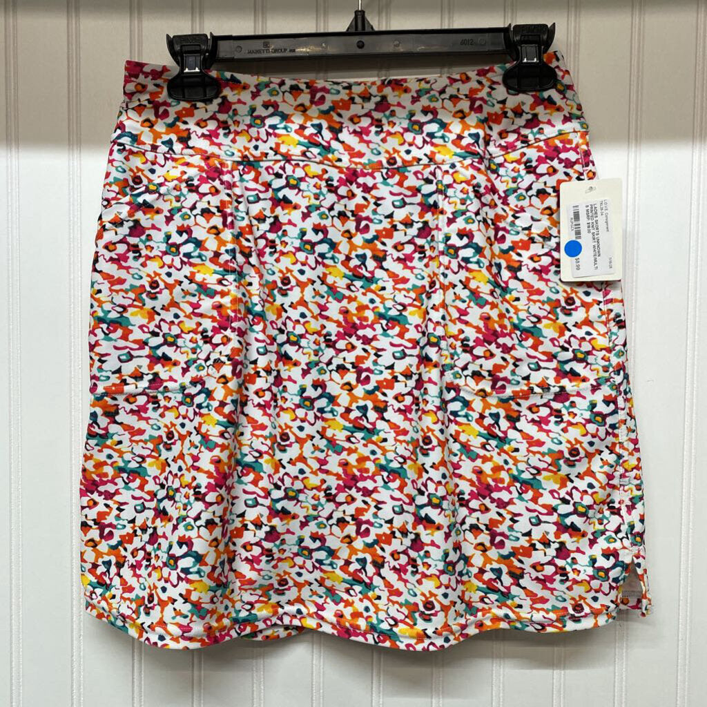 PRINTED KNIT SKIRT