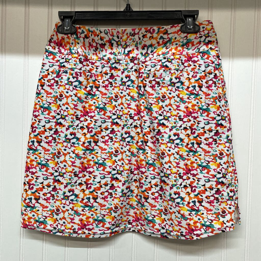 PRINTED KNIT SKIRT