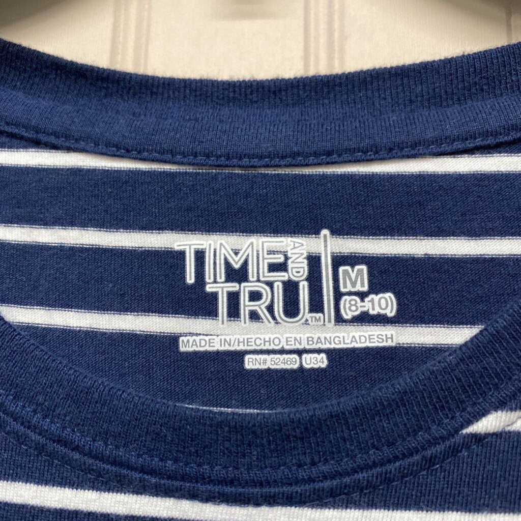 STRIPED POCKET SHORT SLEEVED