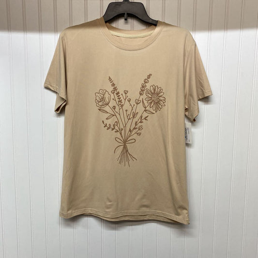 GRAPHIC TEE W/ FLOWER