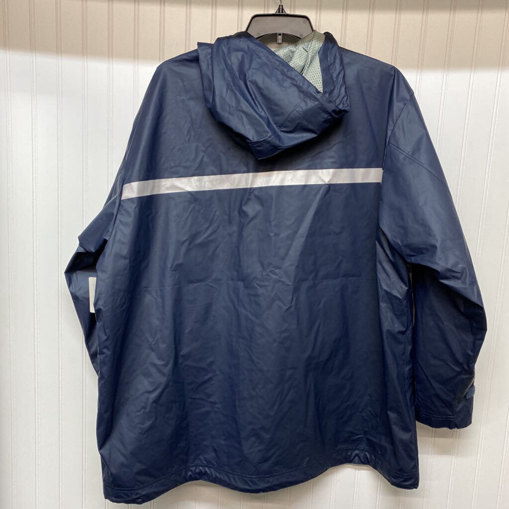 NAVY RAINCOAT