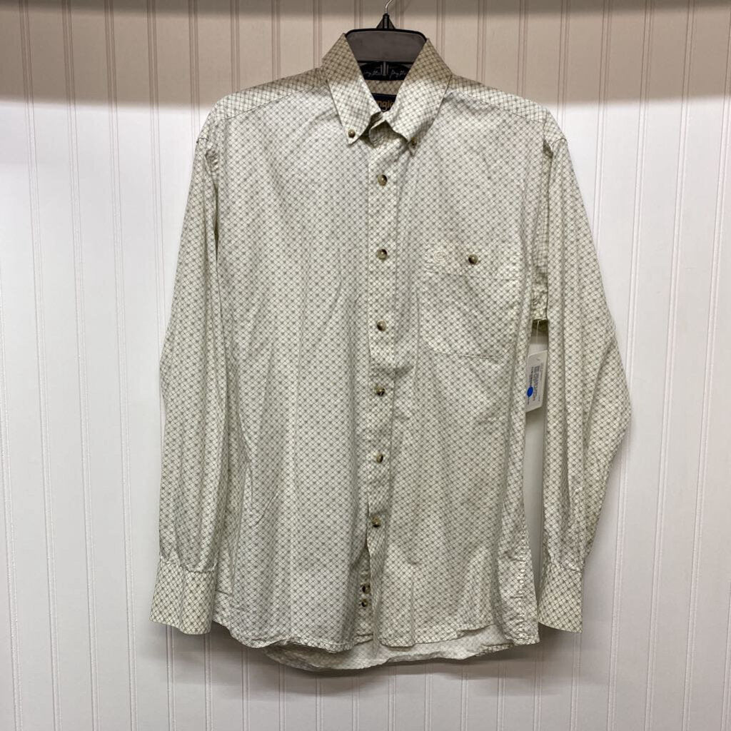WHITE LONG SLEEVE DRESS SHIRT