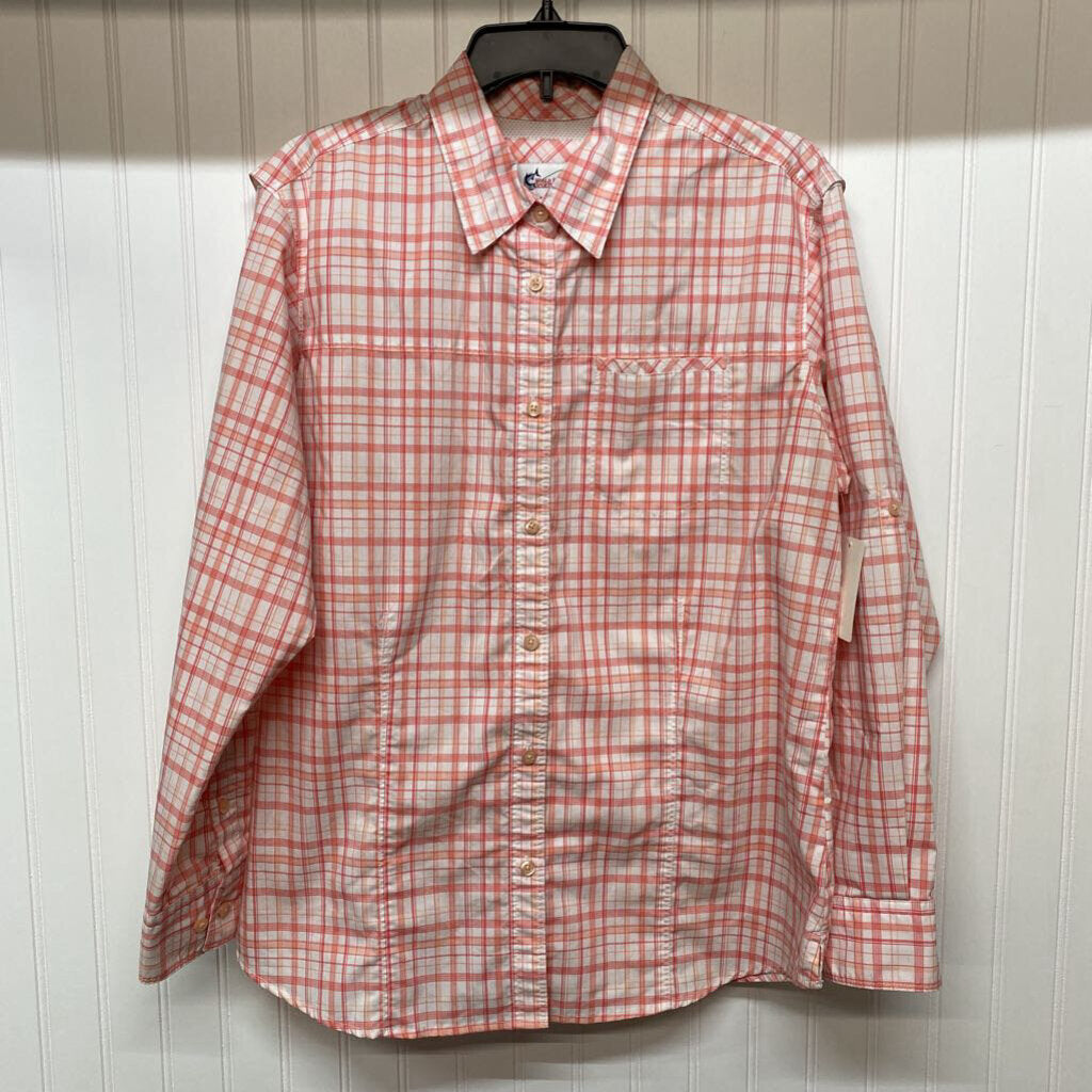 PINK PLAID DRESS SHIRT