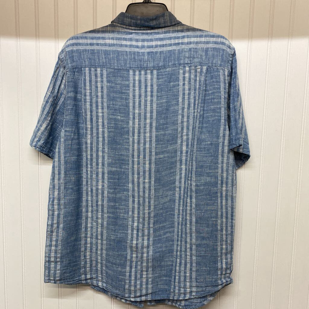*WEATHERPROOF VINTAGE SHORT SLEEVE LINEN TOP