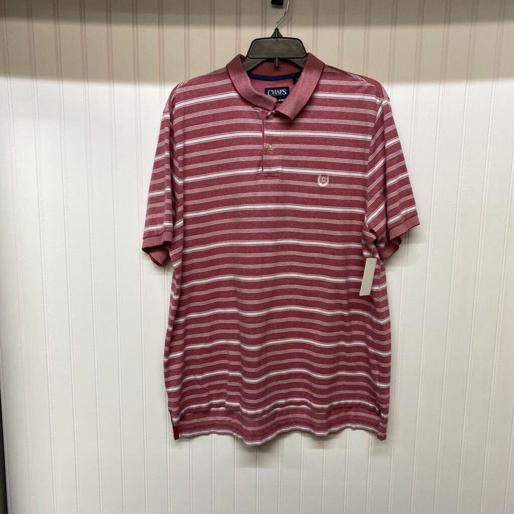 *MENS RED AND WHITE STRIPE
