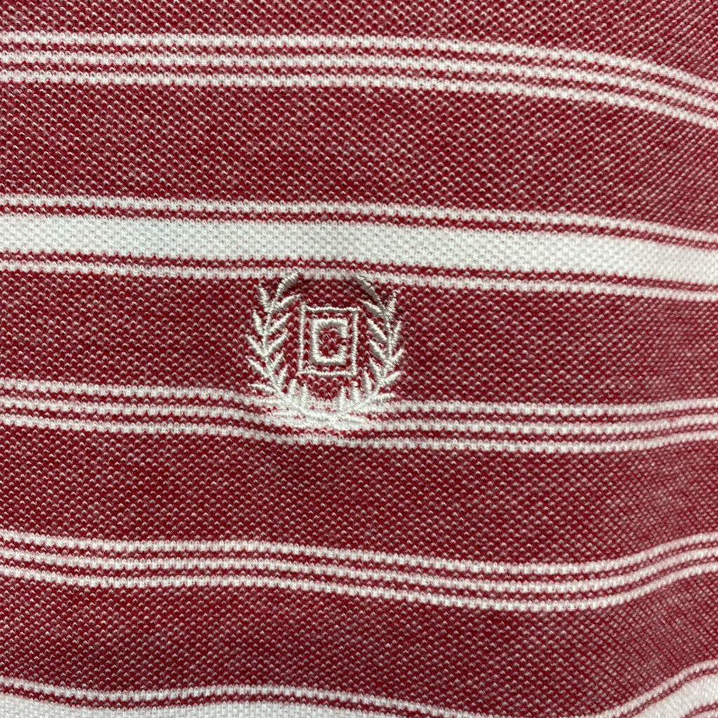 *MENS RED AND WHITE STRIPE