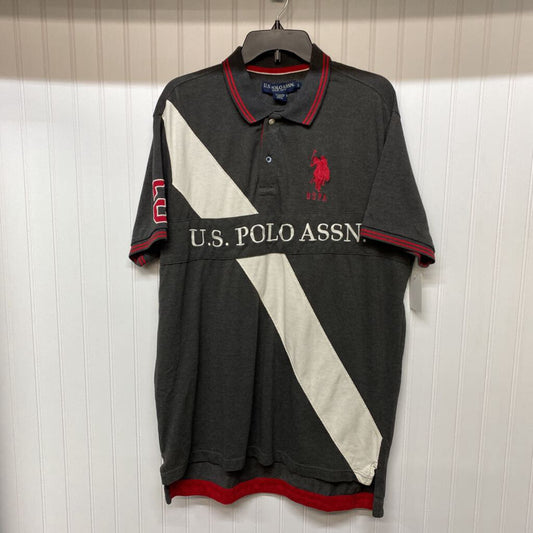 * MENS LOGO WITH GRAY AND WHITE RED LOGO