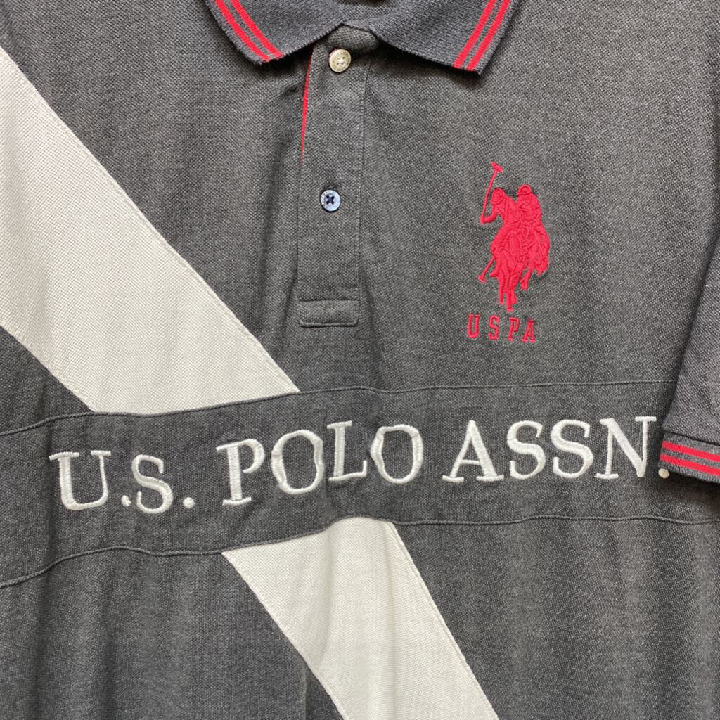 * MENS LOGO WITH GRAY AND WHITE RED LOGO