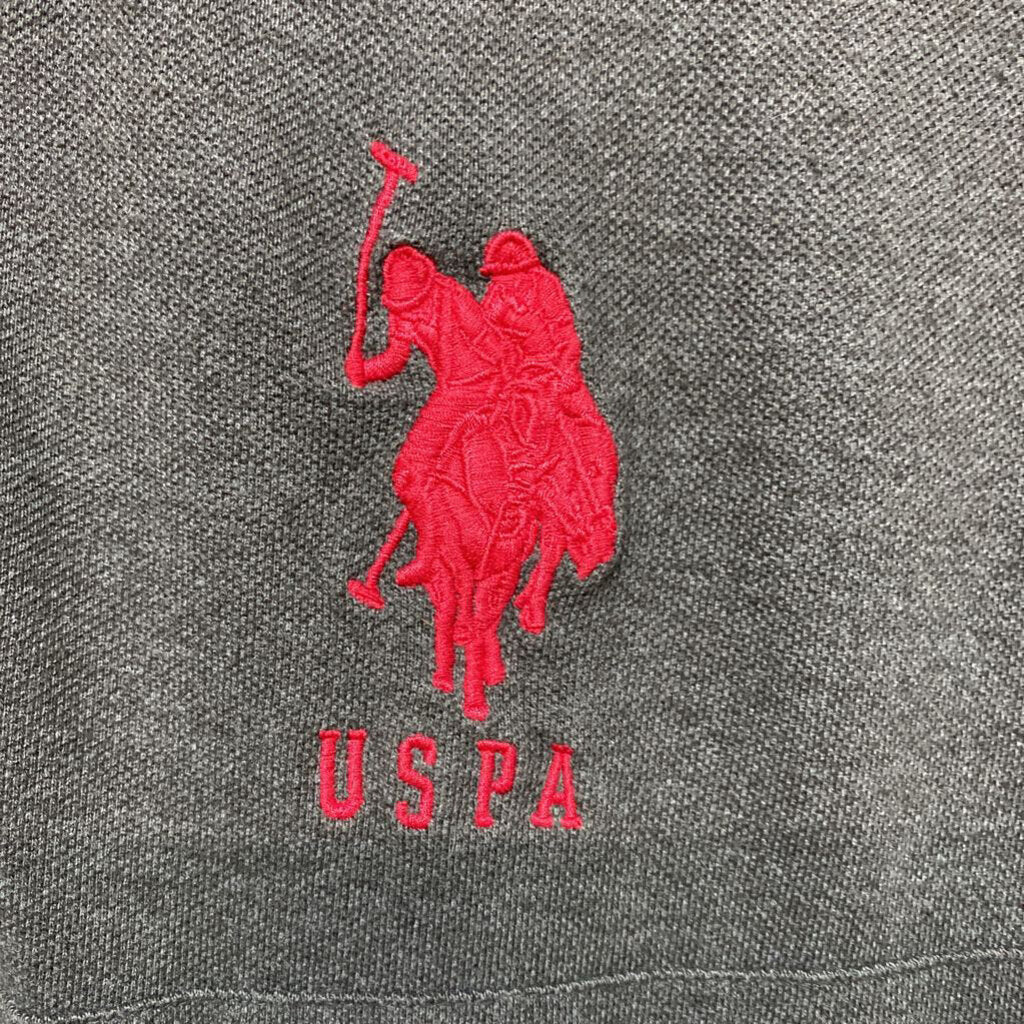 * MENS LOGO WITH GRAY AND WHITE RED LOGO