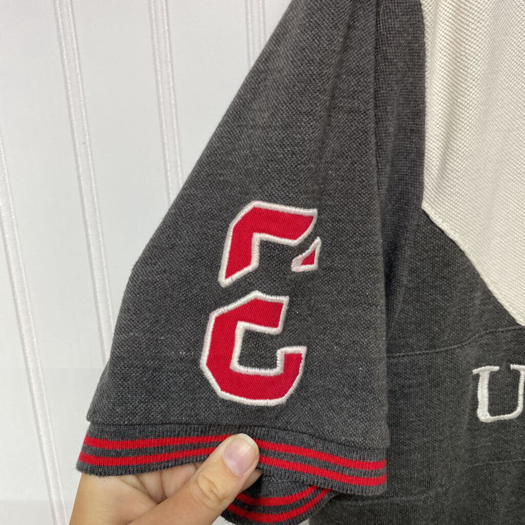 * MENS LOGO WITH GRAY AND WHITE RED LOGO