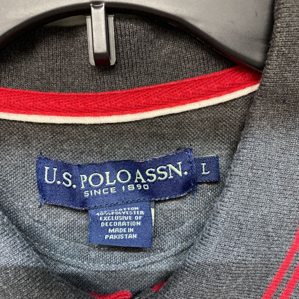 * MENS LOGO WITH GRAY AND WHITE RED LOGO