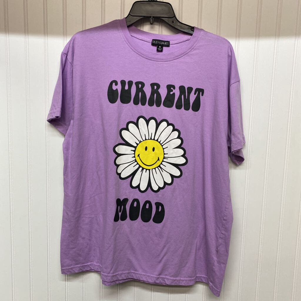 *GRAPHIC TEE "CURRENT MOOD"