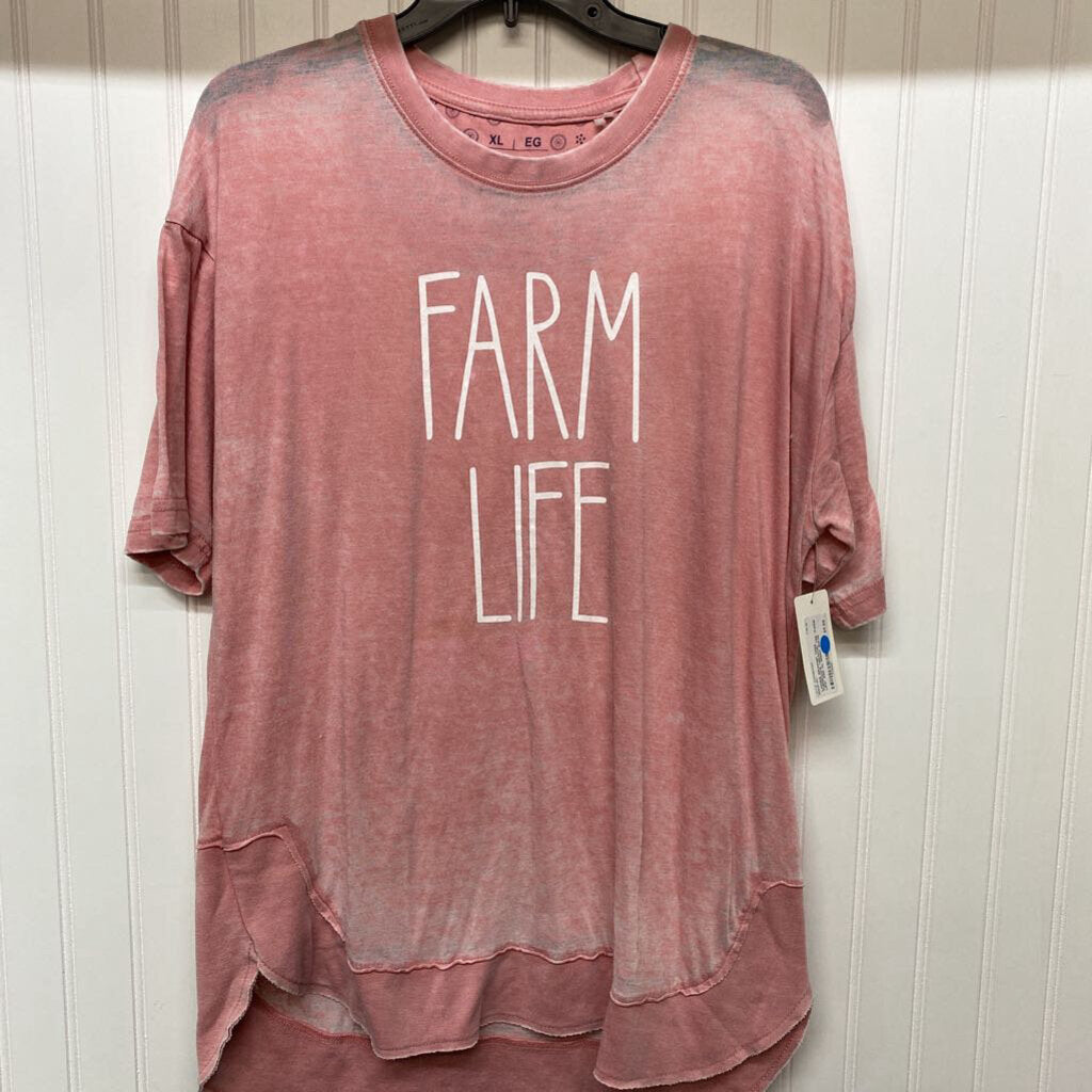 *GRAPHIC TEE "FARM LIFE"
