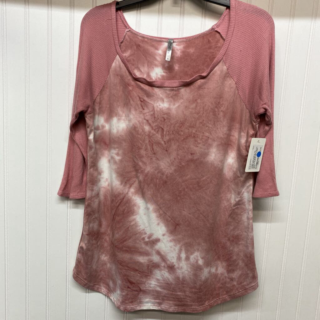 *BASIC TEE TYE DYE WITH 3/4 SLEEVE