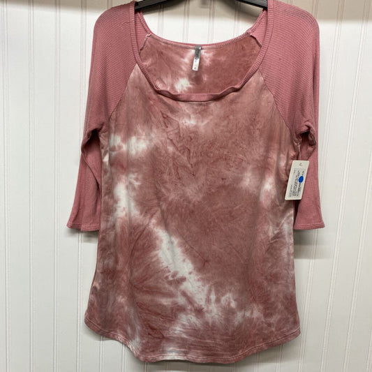 *BASIC TEE TYE DYE WITH 3/4 SLEEVE