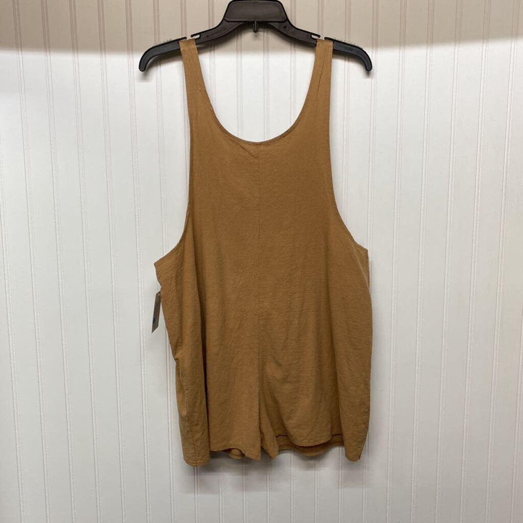 TIE SHOULDER SHORT ROMPER