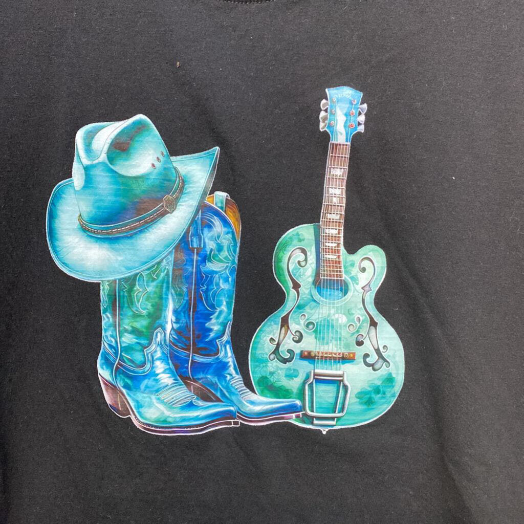 GUITAR AND BOOTS GRAPHIC TEE