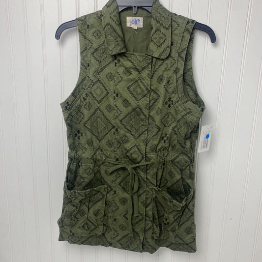 *SLEEVELESS JACKET WITH AZTEC PATTERN