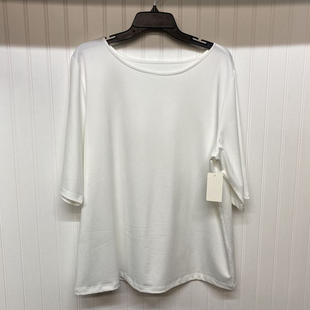 WHITE BASIC TOP
