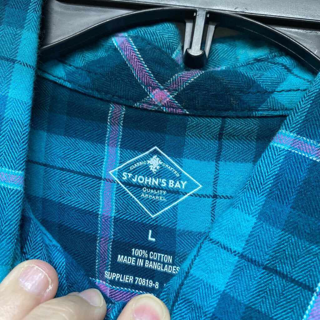 GREEN PLAID FLANNEL