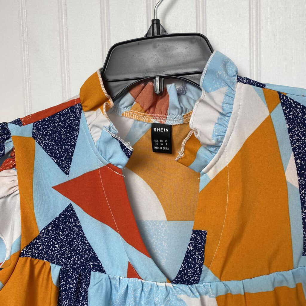 SHORT SLEEVE BLOUSE