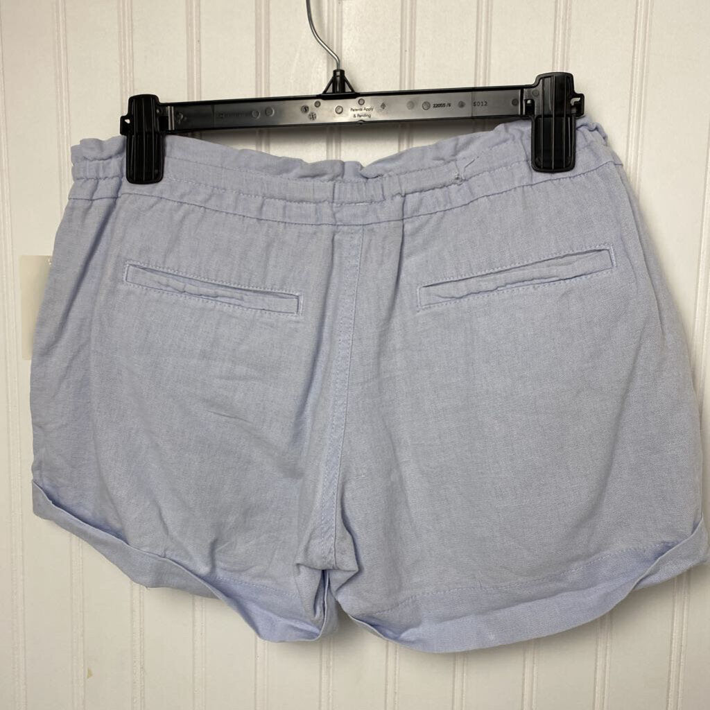 *CUFFED LINEN SHORTS